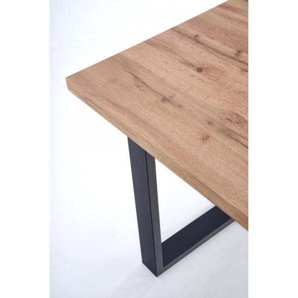Kasady Esstisch 135-185 cm - Wotan Eiche/schwarz