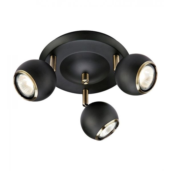 Coco Deckenlampe - schwarz/Messing