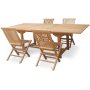 Edenryd Essgruppe mit Esstisch 160-210 cm inkl. 4 Edenryd Sthle - Teak