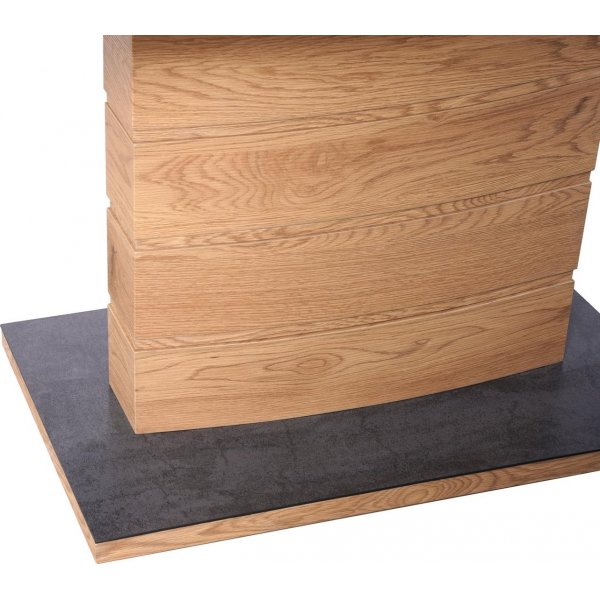 Viggen Esstisch 140-180 cm - Dunkelgrau/Eiche Viggen Esstisch 140-180 cm - Dunkelgrau/Eiche