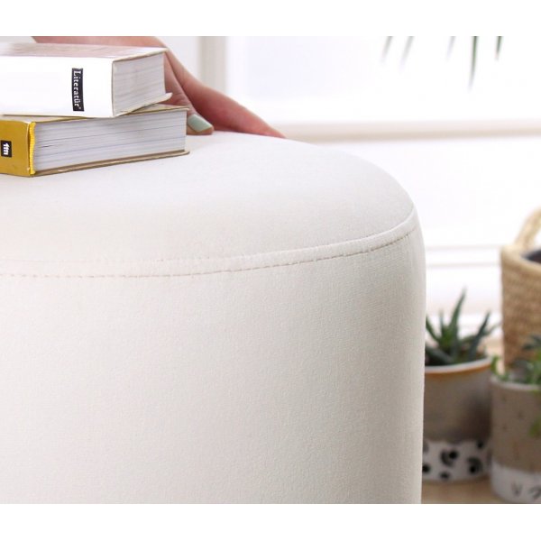 Ropp Hocker - Creme Ropp Hocker - Creme