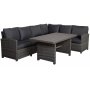 Torekov Loungegruppe rechts - Synthetisches Rattan grau