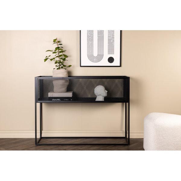 Teo-Reliefregal - Schwarz