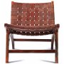 Sessel Porto - Braunes Leder