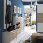 Norbo Schuhschrank - wei/Eiche