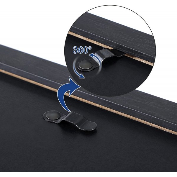 Jasmina Bilderrahmen, 10 Stck - Schwarz