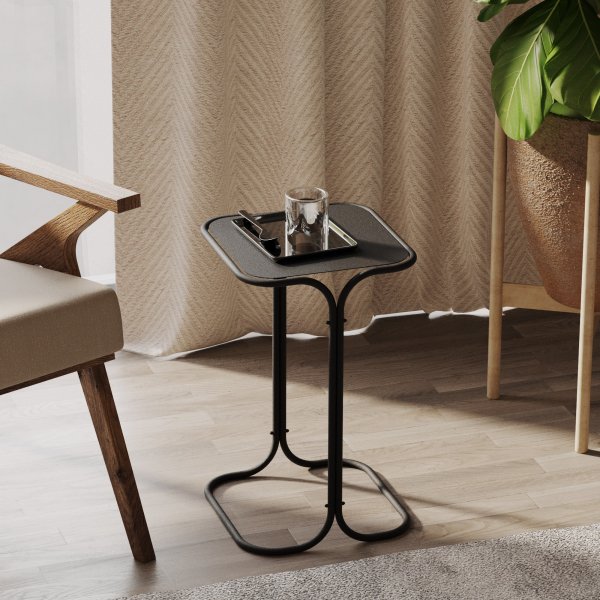 Vela 1 Beistelltisch - Schwarz Vela 1 Beistelltisch - Schwarz