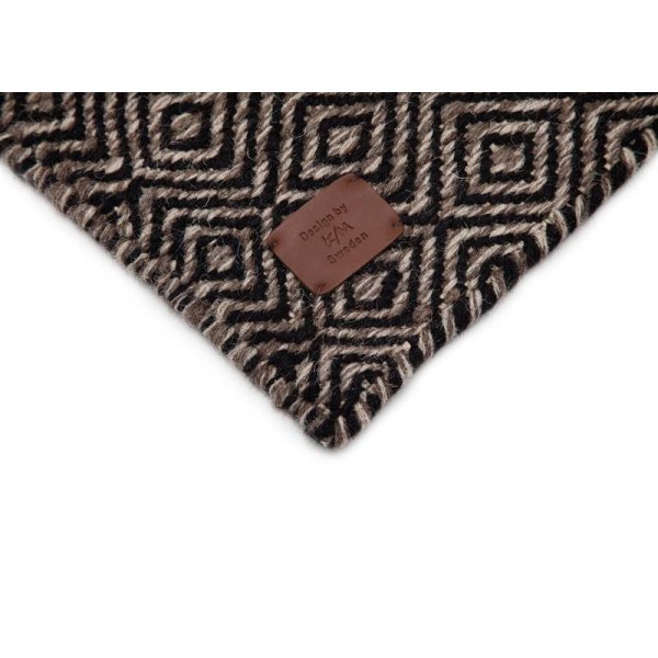 Wollteppich Toby - Schwarz Wollteppich Toby - Schwarz