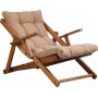 Liegestuhl Repose - Dunkelbeige