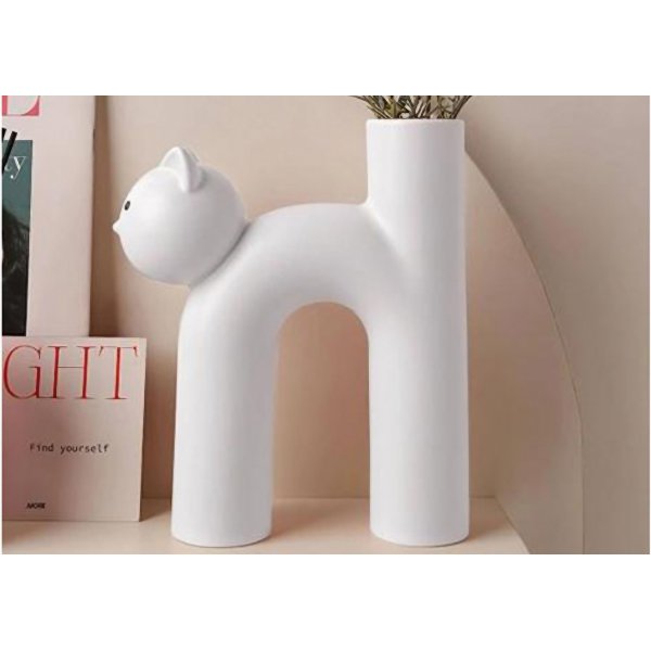 Gato-Vase - Weiß Gato-Vase - Weiß