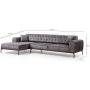 Siesta-Sofa - Anthrazit
