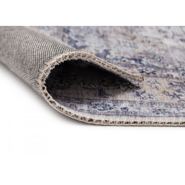 Maschinengewebter Teppich Cleo Tabriz - Grau/Gold Maschinengewebter Teppich Cleo Tabriz - Grau/Gold