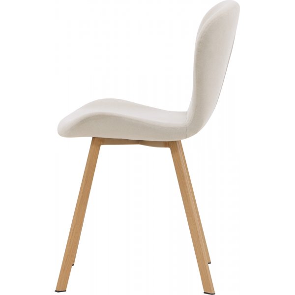 Lija Esszimmerstuhl - Beige/Eiche