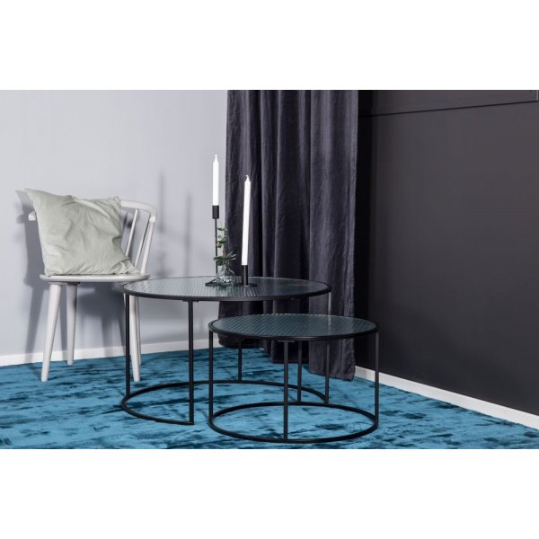 Viskoseteppich Bryan - Türkisblau Viskose Viskoseteppich Bryan - Türkisblau Viskose