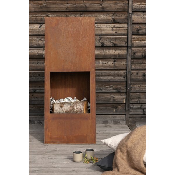 Bastian Kamin 20 x 50 cm - Rostorange Bastian Kamin 20 x 50 cm - Rostorange