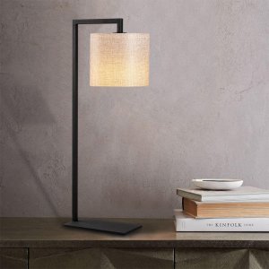 Profile Tischlampe - Creme/schwarz