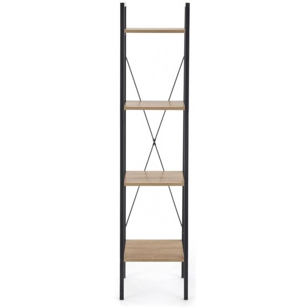 Perlie Bücherregal - Sonoma-Eiche/Schwarz Perlie Bücherregal - Sonoma-Eiche/Schwarz