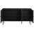 Menu schwarzes Sideboard 140 cm