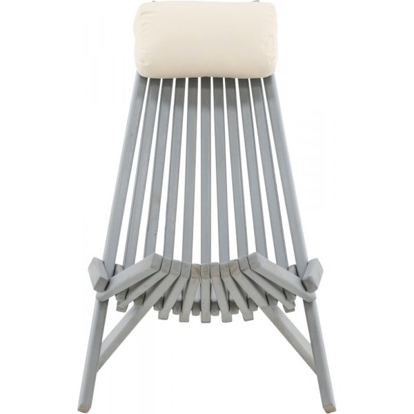 Asta Loungesessel - Dunkelgrau/Offwhite