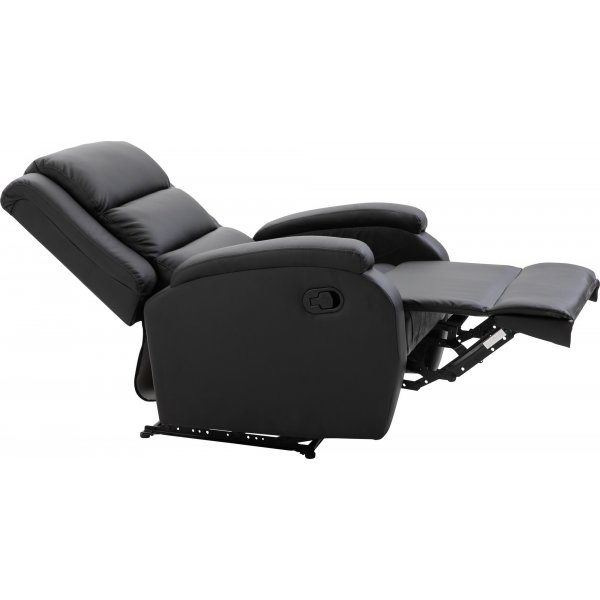 Relaxsessel mit Fußstütze schwarz - Bengt + Möbelreinigung Relaxsessel mit Fußstütze schwarz - Bengt + Möbelreinigung