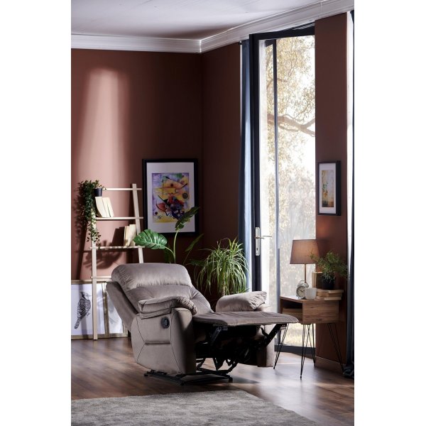 Enjoy Liegesessel - Grau + Textilpflege für Möbel Enjoy Liegesessel - Grau + Textilpflege für Möbel