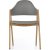 Stuhl Pearl - Grau (PU) / Holz + Mbelfe