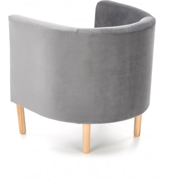 Sessel Seal - Grauer Samt Sessel Seal - Grauer Samt