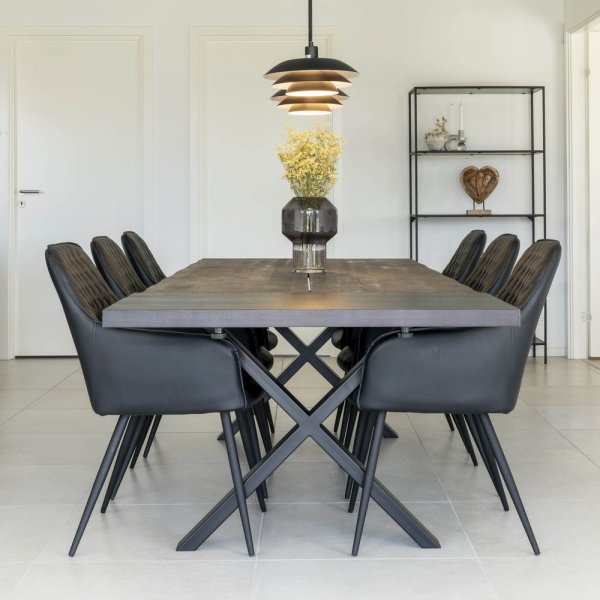 Matera Vase - Rauchglas