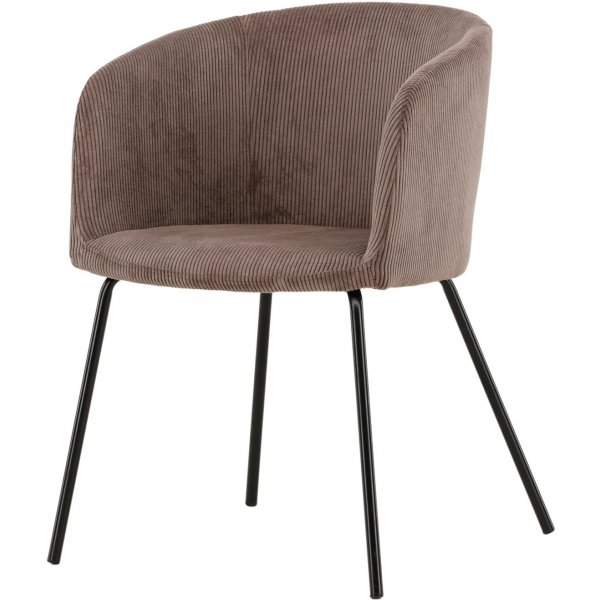 Berit Esszimmerstuhl - Brauner Cord