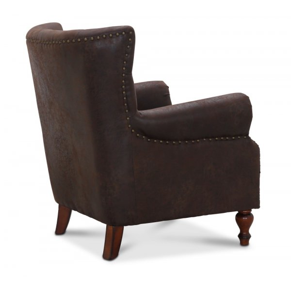 Lddekpinge Sessel - Braun vintage + Textilreinigung fr Mbel