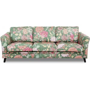 Eker 3-Sitzer-Sofa aus Blumenstoff - Eden Parrot Green