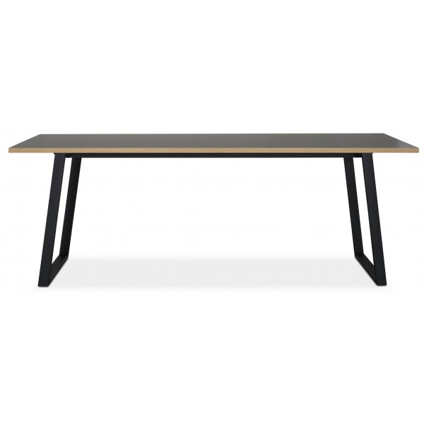 Edge Esstisch 240x90 cm - Graues Hochdrucklaminat (HPL)