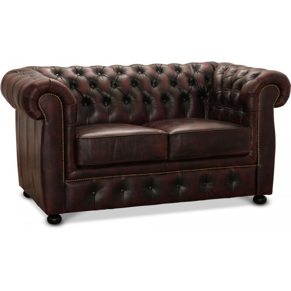Dublin 2-Sitzer-Sofa - Leder Ochsenblut Dublin 2-Sitzer-Sofa - Leder Ochsenblut