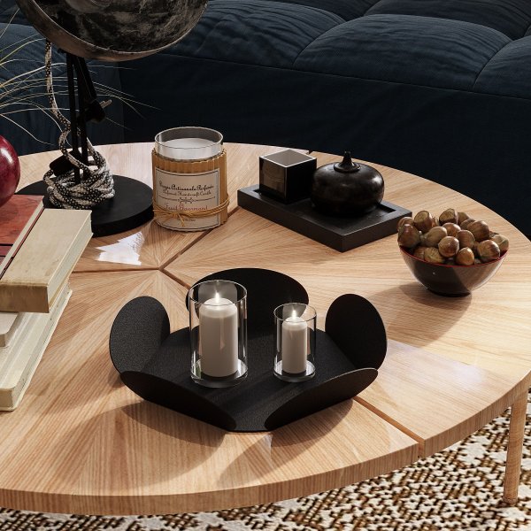 Rhodes Dekoschale - Schwarz Rhodes Dekoschale - Schwarz