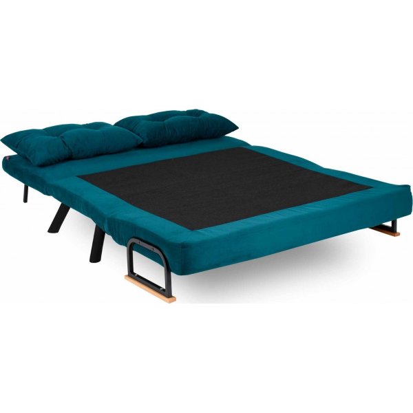 Sando 2-Sitzer Schlafsofa - Petroleumgrn