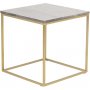 Kvarnbacken Beistelltisch 50 x 50 cm - Grau/Messing
