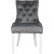 Tuva Decotique Stuhl (Handgriff an der Rckenlehne) - grauer Samt + Fleckentferner fr Mbel