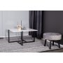 Bivo Couchtisch - Schwarz / Wei Terrazzo
