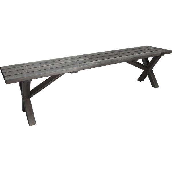 Scottsdale Sitzbank 180 cm - Shabby Chic Grau