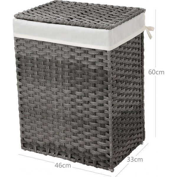 Angelika Wäschekorb 90 l - Grau Angelika Wäschekorb 90 l - Grau