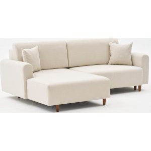 Mane Schlafsofa links - Creme