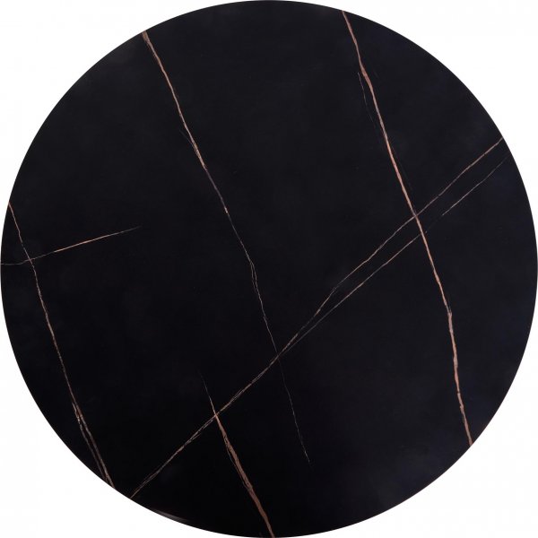 Tisvilde Couchtisch 80 cm - Schwarz