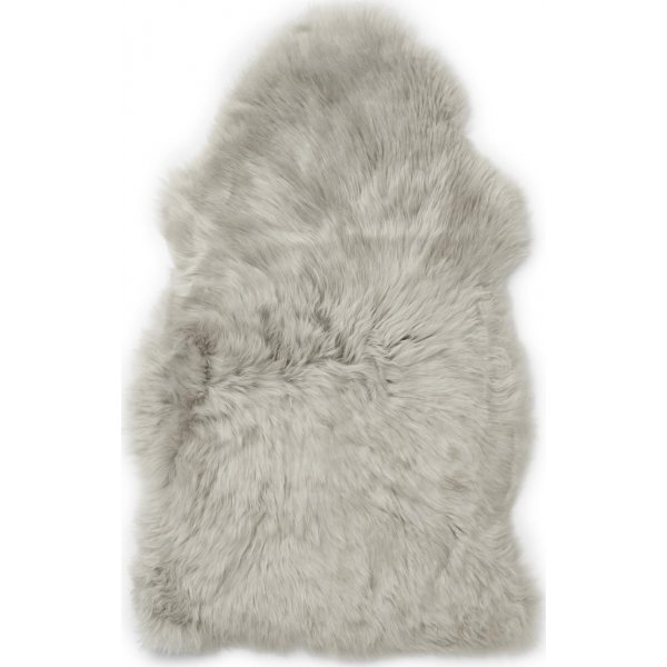 Sanftes Schaffell Silberbeige - 60 x 100 cm