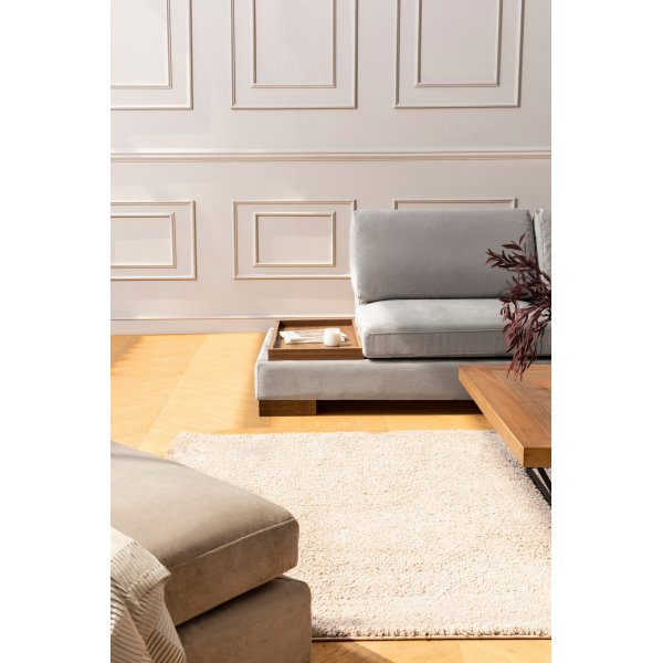 Ecksofa Tulip - Hellgrau