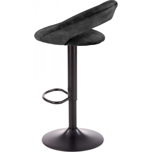 Barhocker schwarz, höhenverstellbar Barhocker schwarz, höhenverstellbar