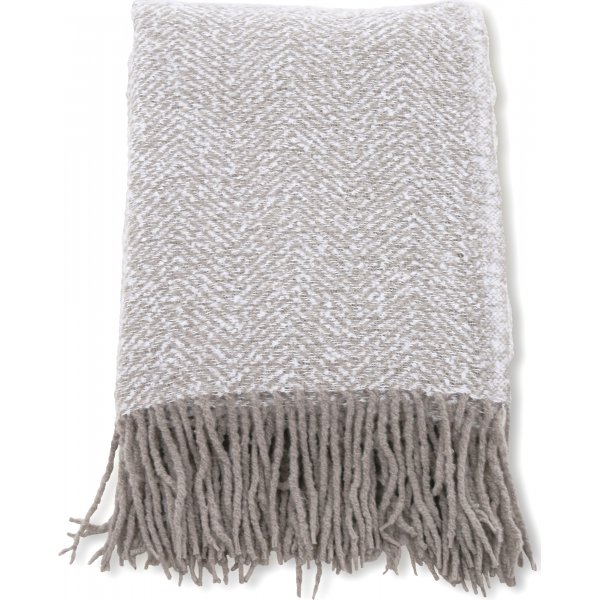 Ljung Decke 130x170 cm - Grau/wei