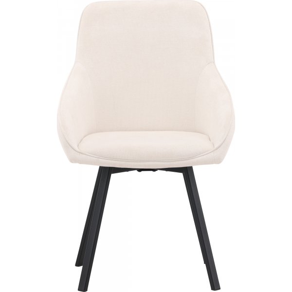 Rosie Esszimmerstuhl - Beige/Schwarz