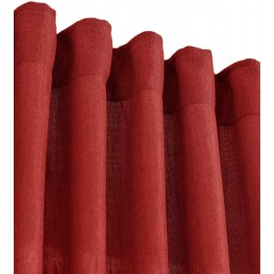 Cecil Mantel 47 x 250 cm - Rot