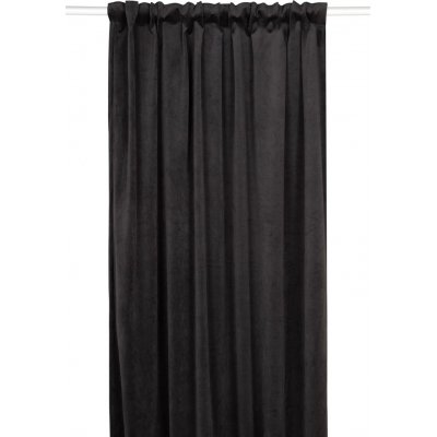 Bea-Vorhang, Lnge 135 x 300 cm - schwarzer Samt