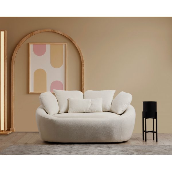 Midye 2-Sitzer-Sofa - Creme